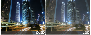 différence d'image entre OLED et LCD