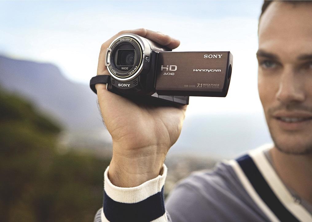 caméscope en main
