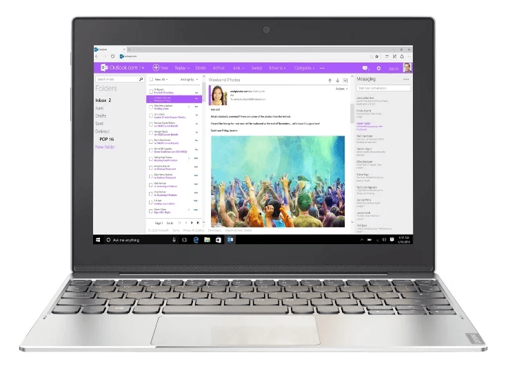 Tableta Lenovo con teclado