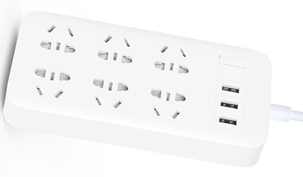 Parasurtenseur pour maison intelligente Xiaomi Mi Power Strip Quick Charger 2.0