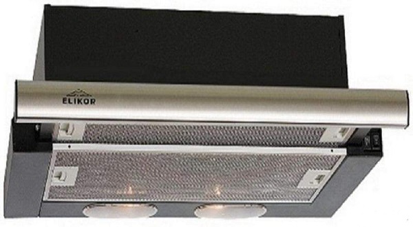 hottes encastrables bon marché pour la cuisine jusqu'à 10000 roubles Elikor Integra 60