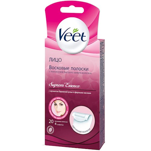 bande de cire pour le visage Veet Suprem'Essence