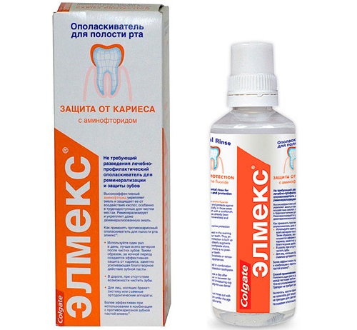 bain de bouche pour la prévention des caries Elmex (Colgate) Protection contre les caries